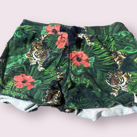 Toddler Girl Set Of Four Shorts Carters Cat & Jack H&M Denim Jungle Print Sz 2-3 - Picture 4 of 10